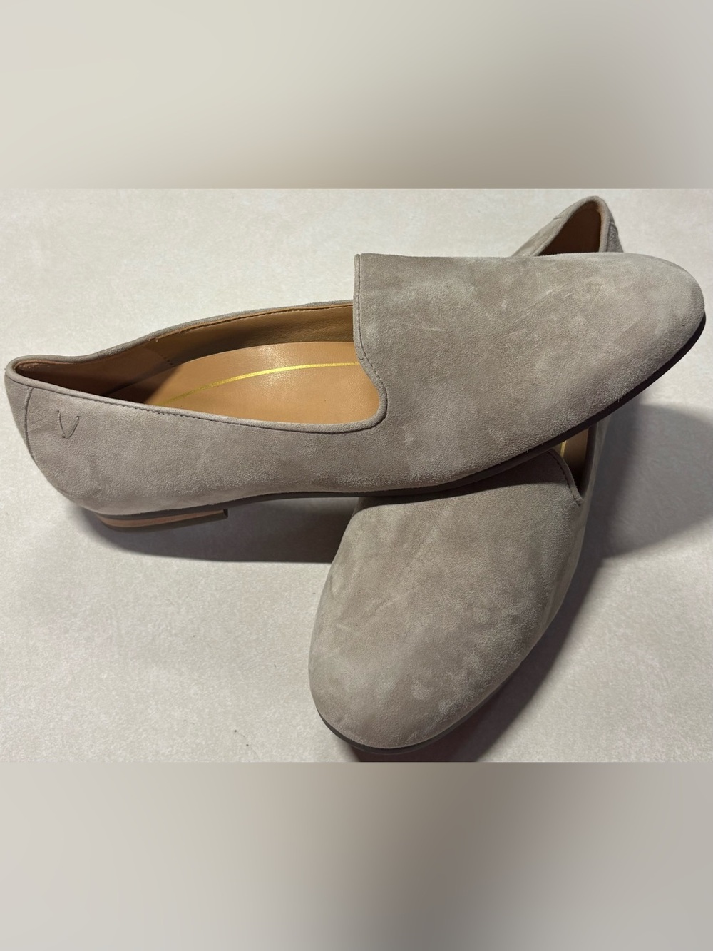 Vionic Women's Willa Slip On Dark Taupe Suede Size 9.5